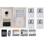 Pack vid�o gtbv4e 4 boutons avec 4 moniteurs gt1m3 programm�s aiphone