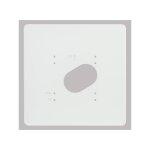 Plaque de propret� en pvc blanc pour gt1c7l et gt1c7wl 200491 aiphone ppv7