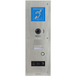Platine de rue - vid�o - encastr�e - pour moniteur jp4med - en inox aiphone jpdvflbm