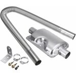 Air diesel chauffage voiture parking 600mm tuyau d'�chappement 24mm silencieux silencieux ensemble kit ...