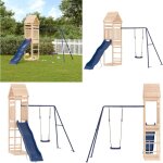 Aire de jeux d'ext�rieur bois de pin massif - aire de jeux ext�rieur - jeux d'enfants - jeux de plein ...
