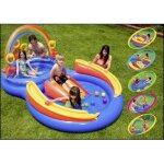 Aire de jeux gonflable arc - en - ciel intex