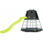 Aire de jeux m�tal explorer tour - tapis explorer - hublot - toboggan - piscine � balles h201 cm