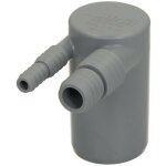 Airfit - coude de raccordement double dn40 pour lave - linge et sche - linge 