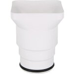 Airfit - plus siphon entonnoir 50126ts sortie dn 50 - 125, en polypropylne, zone d&39entre agrandie ...