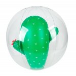 Ballon gonflable 41 cm pour piscine & plage, accessoire d'eau - design cactus