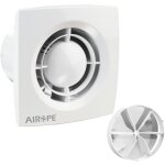 Airope - ac - 100 mm ventilateur, extracteur d'air avec clapet anti - retour, vmc, faible consommation ...