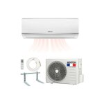 Airton - pack pompe  chaleur rversible a poser soi - mme - 3500w - readyclim 4m - support mural