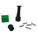 Connecteur cable de feux - rond - vert