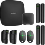 Ajax alarme starterkit double + sirene exterieur noir
