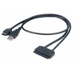 Convertisseur de cble akasa flextor esata / sata 0. 4 m - ak - cbsa03 - 80bk - 0. 40 m - noir - [1x ...