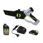 Akita - mini tron�onneuse �lectrique 20v + batterie + chargeur + huile