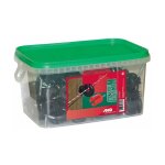 Kit 100 isolateurs annulaires pour poteaux en bois pi support pour tournevis