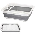 Aktive �gouttoir � vaisselle pliable clair silicone