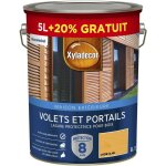 Lasure protectrice pour bois extrieur - volets et portails - aspect satin chne clair 6 l (5 l + 1 l ...