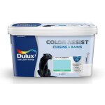 Dulux valentine - peinture color resist cuisine & bains satin bleu indien 2 l