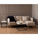 Lisa design - alamosa - table basse - effet travertin - 60 cm