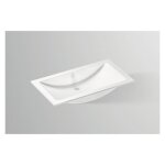 Alape - vasque  encastrer eb. r800, rectangulaire l : 800mm h : 121mm p :