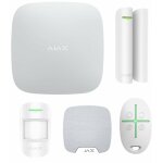 Ajax - alarme starterkit + sirene interieur blanc - blanc