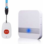 Alarme � domicile alarme sans fil patient �g� syst�me d'alarme personnel version de prise et bouton d'appel ...