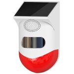 Alarme ext�rieure d'�nergie solaire wifi / d�tecteur capteur de mouvement de s�curit� - batterie 600 ...