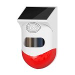 Alarme extrieure d'nergie solaire wifi / dtecteur capteur de mouvement de scurit - batterie 600 ...