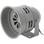 Alarme industrielle, sir�ne � moteur, 120db, 40w, coque en fer gris, klaxon de feu, composant �lectronique, ...