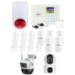 Alarme maison connecte 4g sans fil wifi et gsm amazone avec 2 camras double objectif - lifebox