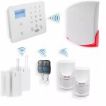 Alarme maison gsm sans - fil 4 détections ouverture & mouvement - centrale kp - 9 4g + sirène extérieure ... Alarme maison gsm sans - fil 4 détections ouverture & mouvement - centrale kp - 9 4g + sirène extérieure ...