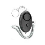 Alarme personnelle, anti agression porte - cls - 130db alarme de poche de scurit d'urgence avec lumire ...