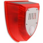 Alarme sonore solaire d�tecteur de mouvement alarme d'avertissement ext�rieur 120db son de s�curit� flash ...