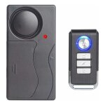 Alarme de vibration sans fil, antivol pour v�lo / moto / voiture / v�hicules / porte / fen�tre, son 110db ...