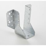 Alberts support de poteau forme u galvanis� gah alberts, 110x45 mm