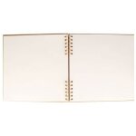 Album kraft couverture coeur 40 pages blanches 25 x 25 cm