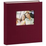 Album photos traditionnel pour 300 photos 10x15 cm ou 300 photos 11, 5x15 cm - bordeaux - l 32 x l 29 ...