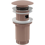 Alca - bonde pour lavabo clic - clac 5 / 4 ' avec trop - plein, rose gold bross (a392 - rg - b)