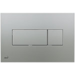 Alcaplast - alca plaque de commande double touche pour wc suspendu, chrome mat (m372) Alcaplast - alca plaque de commande double touche pour wc suspendu, chrome mat (m372)