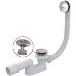 Alcadrain garnitures de vidage - kit vidange et trop - plein baignoire, longueur 800 mm, click - clack, ...