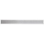 Alcaplast - alcadrain grilles - caillebotis pour auge lin�aire 55 cm, en acier inoxydable mat pure - ...