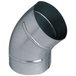 Coude à 45° galva pour vmc Ø160 Coude à 45° galva pour vmc Ø160