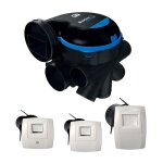 Kit vmc simple flux easyhome hygrorglable premium hp + 3 grilles bahia - aldes