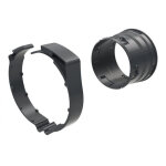 Aldes ? raccord vmc d160 easyclip 11033016 ? collier en plastique noir ? installation rapide sans outils ...