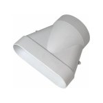 Raccord vmc pvc mixte - 80 - 40x100 oblong