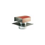 Sortie de toiture vmc 160 mm aldes en galva pour tuile rouge aldes Sortie de toiture vmc 160 mm aldes en galva pour tuile rouge aldes
