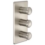 Hudson reed - aldwick - mitigeur de douche thermostatique moderne � triple commandes et � double fonctions ...