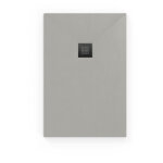 Swiss aqua technologies - alek receveur de douche rectangulaire 140x80cm avec siphon, en marbre coul, ...