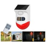 Alerte anti - vol solaire capteur de mouvement 120db avec sir�ne q - bj200