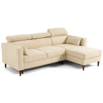 Bestmobilier - alicante - canap� d'angle r�versible convertible avec t�ti�res - coffre - 4 places - en ...