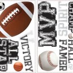 Thedecofactory - all star sports de ballons - stickers repositionnables sur le thème des sports à ballons ... Thedecofactory - all star sports de ballons - stickers repositionnables sur le thème des sports à ballons ...