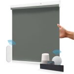 Stores enrouleur occultant lectriques rechargeable, store occultant avec moteur & tlcommande, avec ...